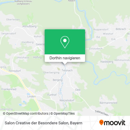 Salon Creative der Besondere Salon Karte