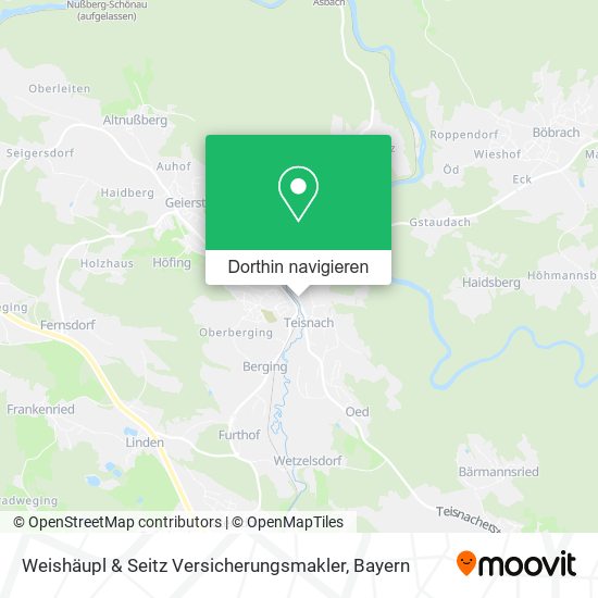 Weishäupl & Seitz Versicherungsmakler Karte