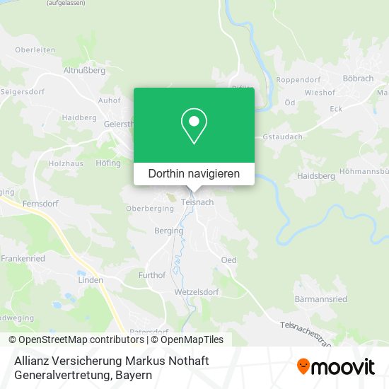 Allianz Versicherung Markus Nothaft Generalvertretung Karte