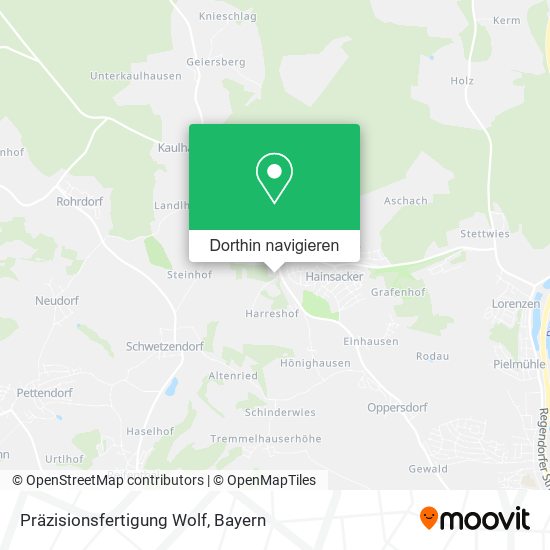 Präzisionsfertigung Wolf Karte