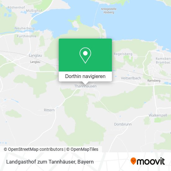 Landgasthof zum Tannhäuser Karte