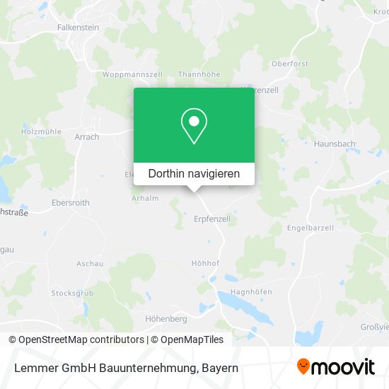 Lemmer GmbH Bauunternehmung Karte