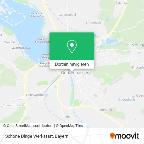 Schöne Dinge Werkstatt Karte