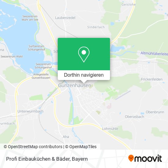 Profi Einbauküchen & Bäder Karte