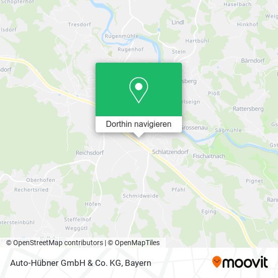 Auto-Hübner GmbH & Co. KG Karte