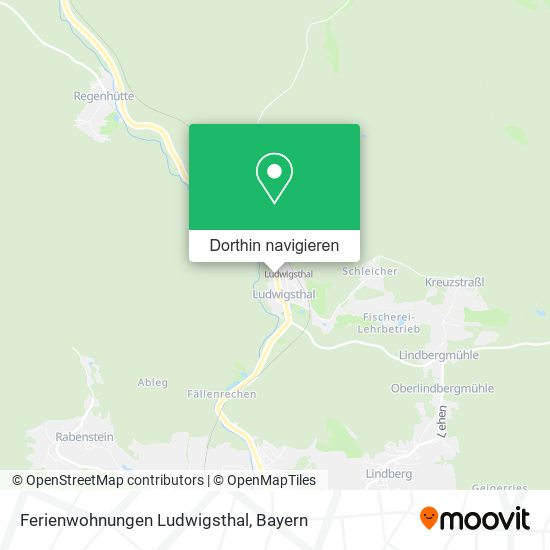 Ferienwohnungen Ludwigsthal Karte