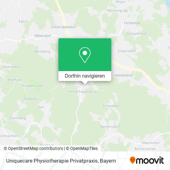 Uniquecare Physiotherapie Privatpraxis Karte