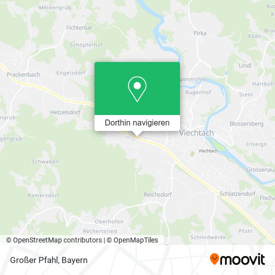 Großer Pfahl Karte