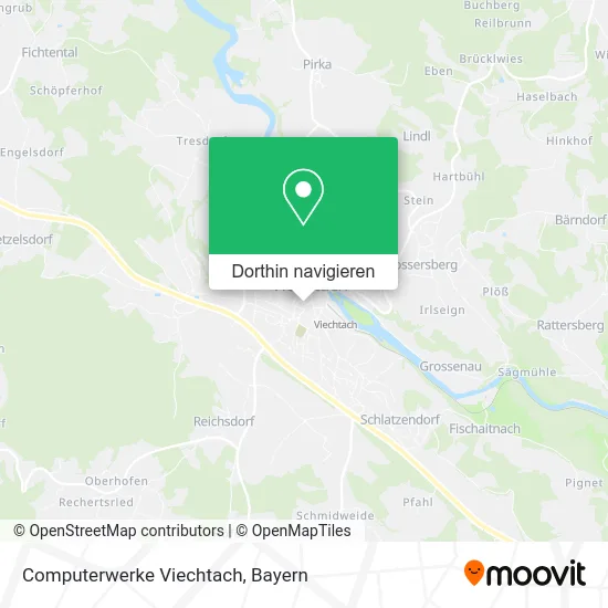 Computerwerke Viechtach Karte