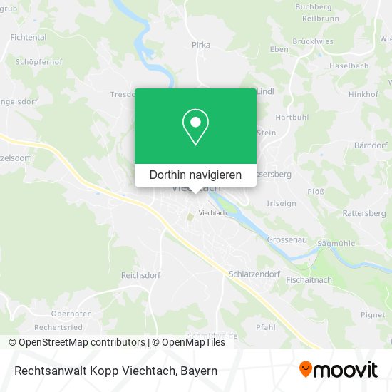 Rechtsanwalt Kopp Viechtach Karte