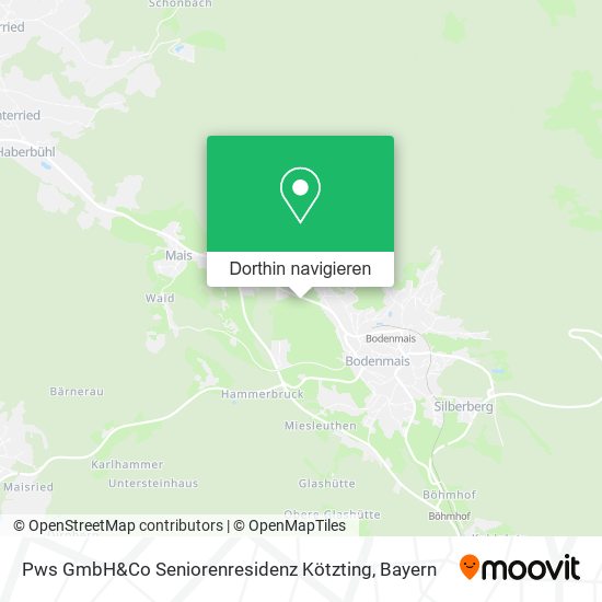 Pws GmbH&Co Seniorenresidenz Kötzting Karte