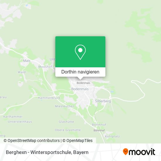 Berghexn - Wintersportschule Karte
