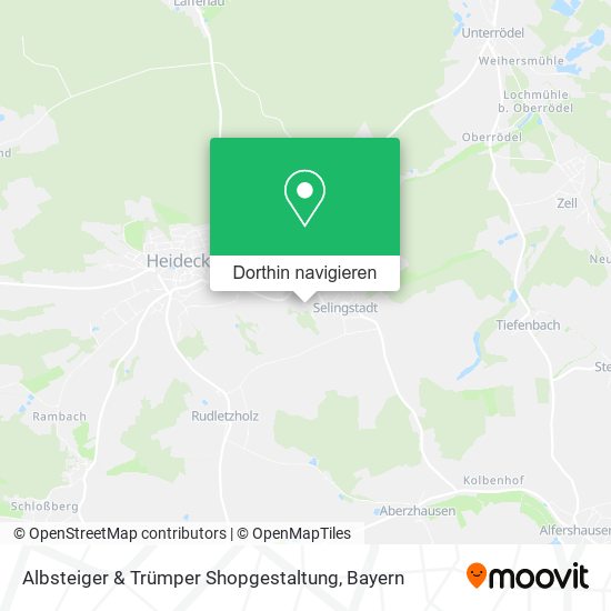 Albsteiger & Trümper Shopgestaltung Karte