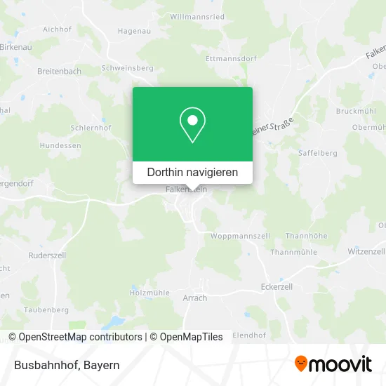 Busbahnhof Karte