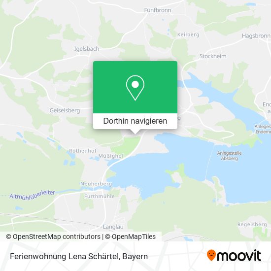 Ferienwohnung Lena Schärtel Karte