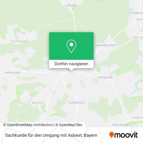 Sachkunde für den Umgang mit Asbest Karte