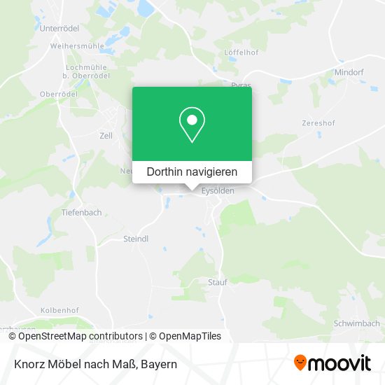 Knorz Möbel nach Maß Karte