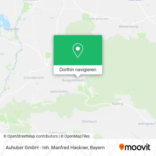 Auhuber GmbH - Inh. Manfred Hackner Karte