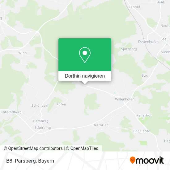 B8, Parsberg Karte