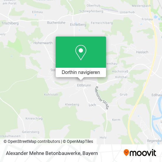 Alexander Mehne Betonbauwerke Karte