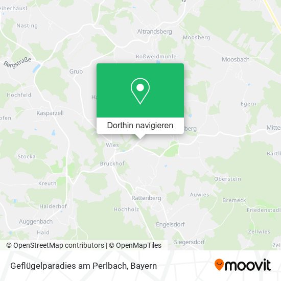 Geflügelparadies am Perlbach Karte