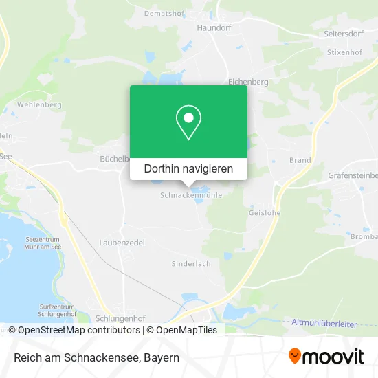 Reich am Schnackensee Karte
