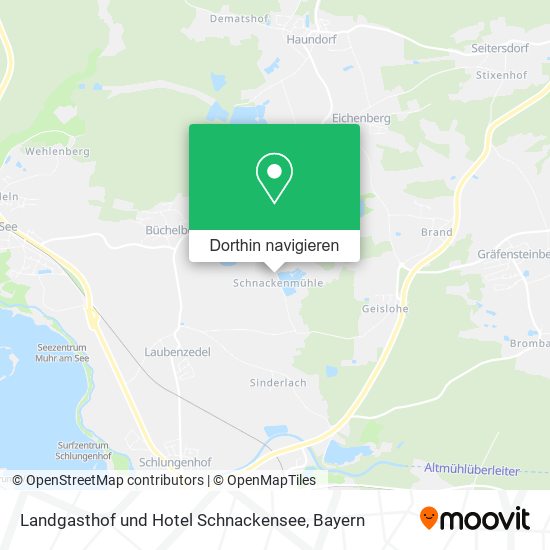 Landgasthof und Hotel Schnackensee Karte