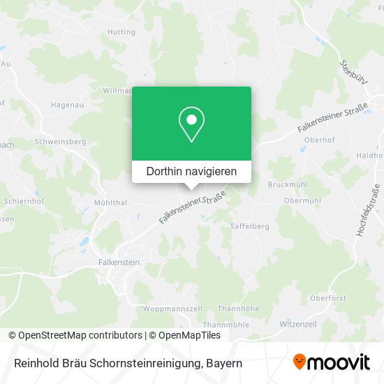 Reinhold Bräu Schornsteinreinigung Karte