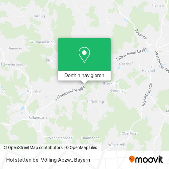 Hofstetten bei Völling Abzw. Karte