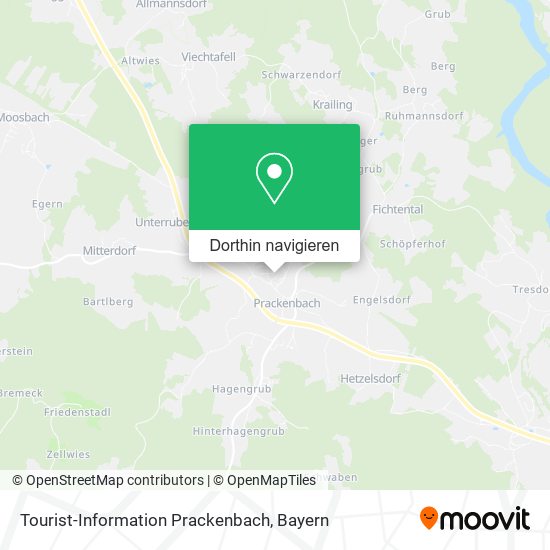 Tourist-Information Prackenbach Karte