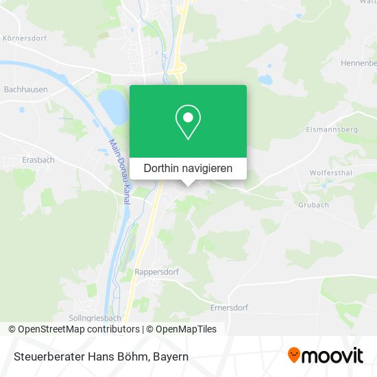 Steuerberater Hans Böhm Karte
