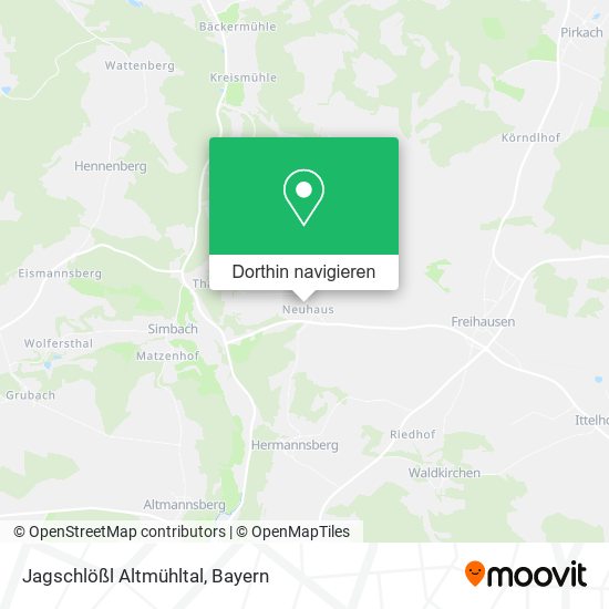 Jagschlößl Altmühltal Karte