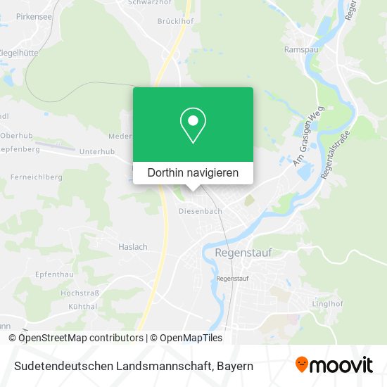 Sudetendeutschen Landsmannschaft Karte