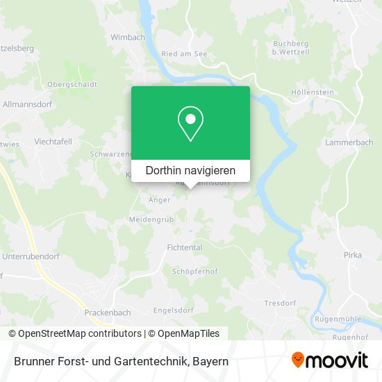 Brunner Forst- und Gartentechnik Karte