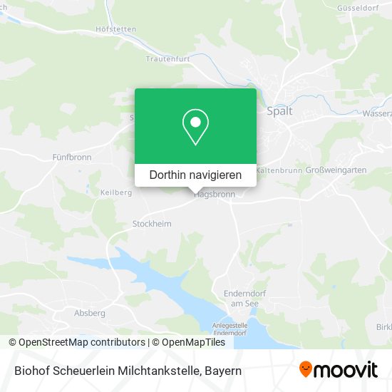 Biohof Scheuerlein Milchtankstelle Karte