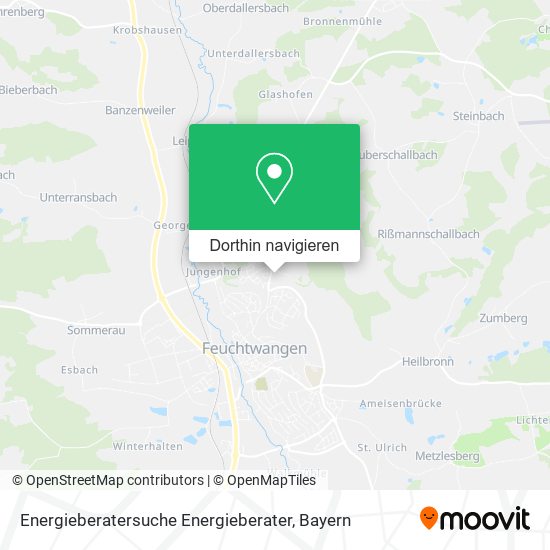 Energieberatersuche Energieberater Karte