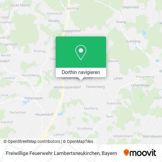 Freiwillige Feuerwehr Lambertsneukirchen Karte