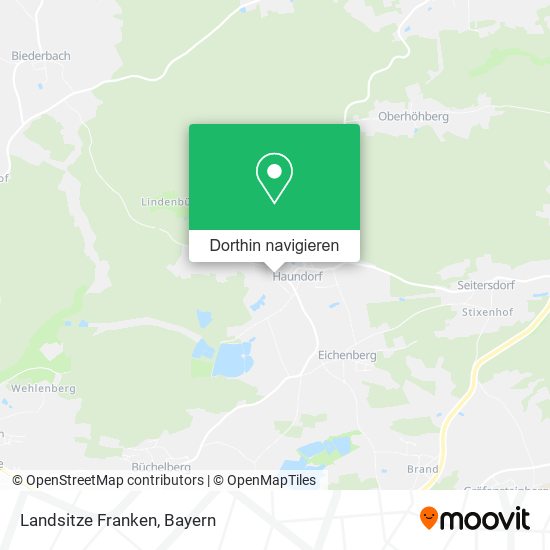 Landsitze Franken Karte