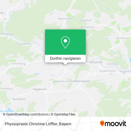 Physiopraxis Christine Löffler Karte