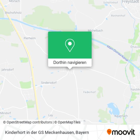 Kinderhort in der GS Meckenhausen Karte