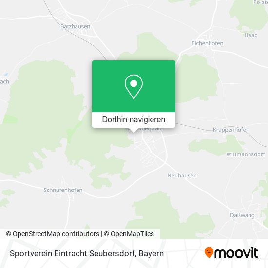 Sportverein Eintracht Seubersdorf Karte