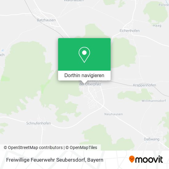 Freiwillige Feuerwehr Seubersdorf Karte