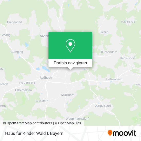 Haus für Kinder Wald I Karte