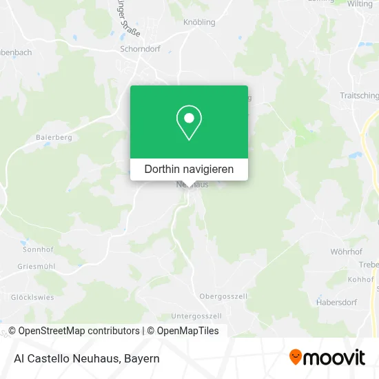 Al Castello Neuhaus Karte