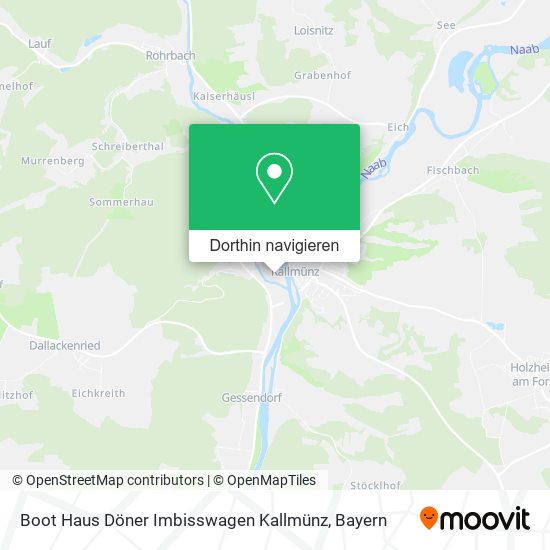Boot Haus Döner Imbisswagen Kallmünz Karte
