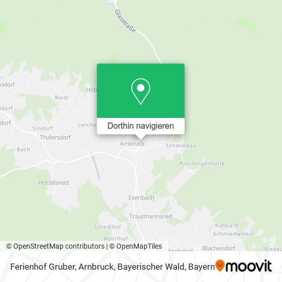 Ferienhof Gruber, Arnbruck, Bayerischer Wald Karte