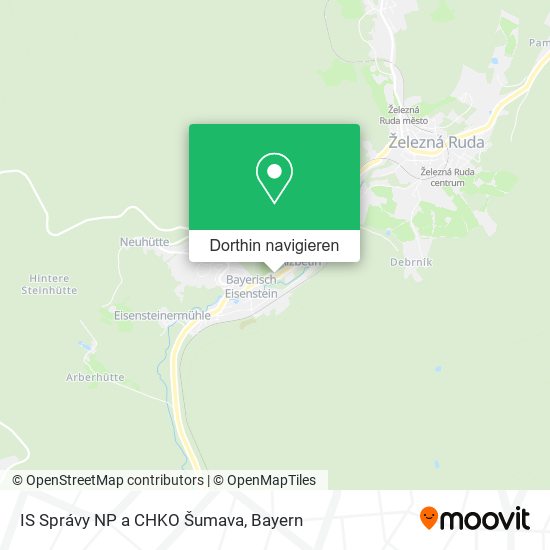 IS Správy NP a CHKO Šumava Karte