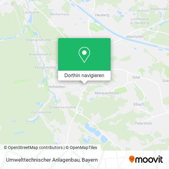 Umwelttechnischer Anlagenbau Karte