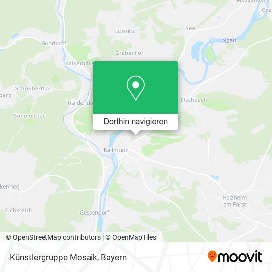 Künstlergruppe Mosaik Karte