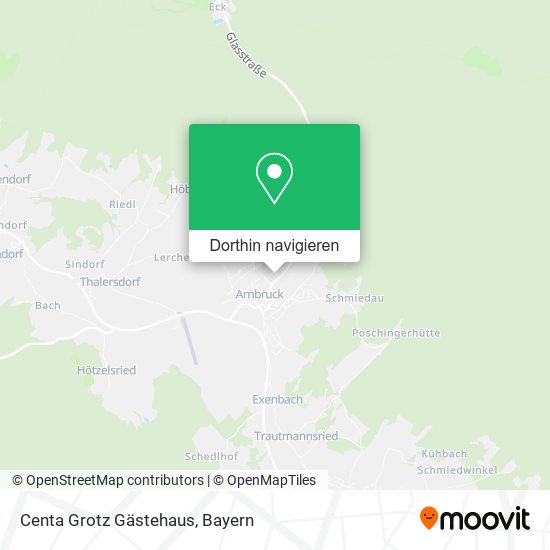 Centa Grotz Gästehaus Karte
